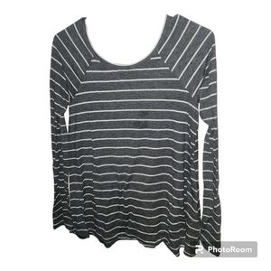 Hollister Striped Long Sleeve Shirt